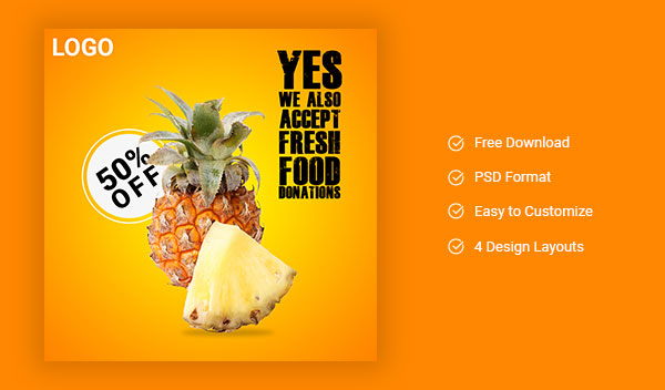 Fruits and Veg – Social-Media AD design