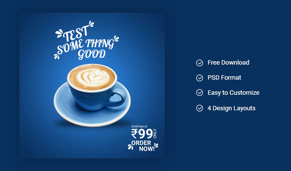 Minimal Coffee Design – Social-media AD Design